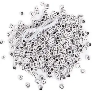 Beads DP Craft DPCRAFT 40g — emoticon black on white base (AM026DLP)