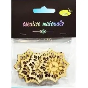 Wooden Clock-Shaped Decorative Elements DP Craft 4.5 cm – Pack of 5