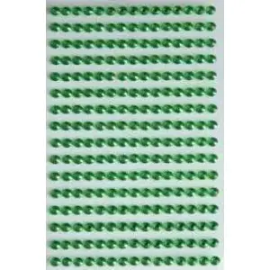 Self-adhesive green dots BREWIS 6 mm, pack of 140