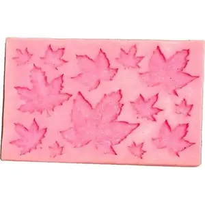 Silicone Mold Aptel Forma - Maple Leaf Shapes (food-safe baking & crafting mold)