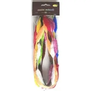 Chenille Wires set folia 50 cm, 10 pieces, colored craft stems