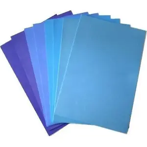 Foam Sheet Pack Artequipment 20 x 30 cm — blue, 8 sheets