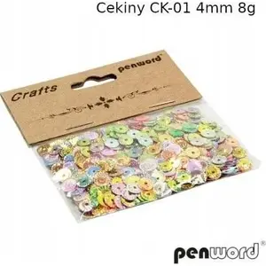 Polsirhurt Polsirhurt cekiny 4mm 8g sequin pack, 4 mm, 8 g