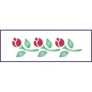 Washable Template HENDI 6×28 cm — reusable food stencil for baking and confectionery