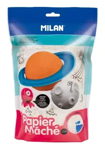 Papier-mâché powder Milan Bag 200 g — white, for modeling and crafts