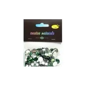 JetWorld zaļas kristāla daļiņas 4–12 mm, 25 g iepakojums