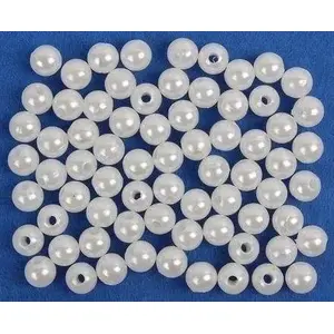 Beads FANDY 5 mm white, 40 g pack