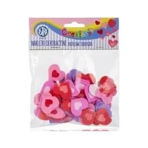 Astra foam stickers Pastel Hearts – decorative craft stickers, pack (model 329698)