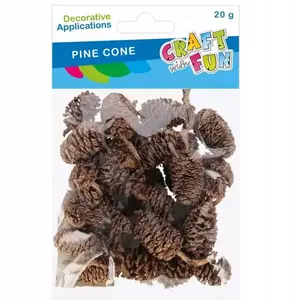 Decorative Pine Cone 'Natura' 20 g by Craft with Fun (CF826) — natural dried craft material