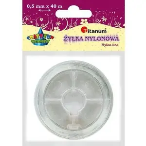 Nylon Trimmer Line Titanum 0.35 mm x 40 m, single-strand cutting cord