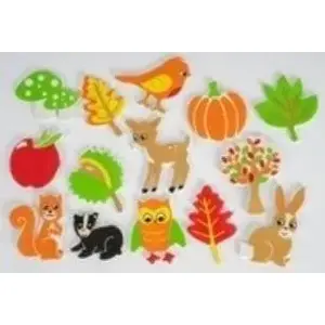 Foam Stickers FANDY animals — decorative foam adhesive animal stickers, pack (model 492458)