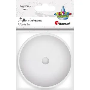 Силиконовая эластичная нить Fiume 0,5 мм, 20 м Photo 1