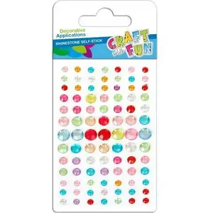 Self-adhesive Round Crystals Euro Trade 382480 – pack of decorative rhinestones