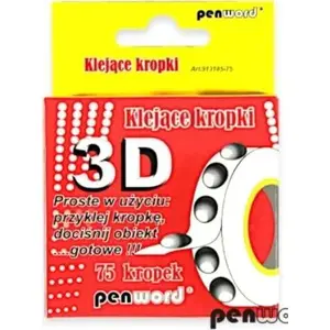 Līmējošas punktiņi Penword KLEJĄCE KROPKI 75 3D 1,5 mm — Penword