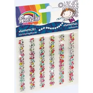 Decorative crystal stickers Fiorello GR-DS08 (model 256948) — adhesive rhinestone embellishments
