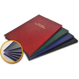 Folder for signature Barbara model 1822213, green, 12 sheets