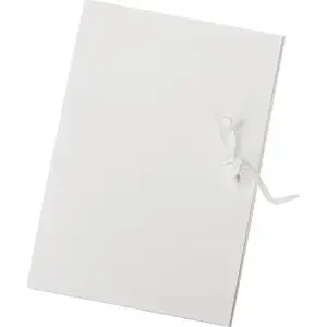 Folder A4 Barbara tied with printed cover, white, 250 g/m², 50 pcs