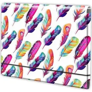 Document folder with elastic A4 Tadeo Trading AD971TT — patterned sleeves (feathers)