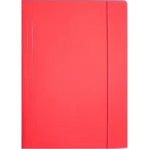 Folder with elastic band Ziemia Obiecana Teczka A4, glossy red, A4 document holder (MPN 508515)