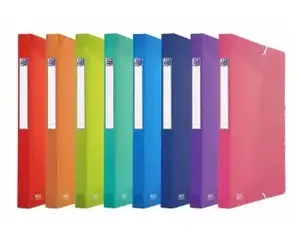 Filing Box Oxford Urban — polypropylene document box, 250×330 mm, holds up to 200 sheets, assorted colours