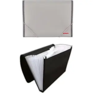 Document wallet Penmate Aktówka 12 compartments model PP-4302 grey