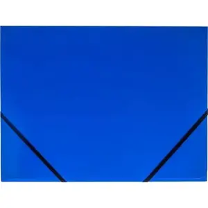 Document folder with elastic corner Tetis AL282TET A4 blue — Tetis cardboard folder
