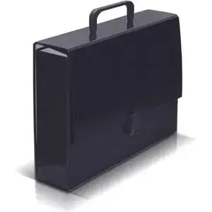 Folder Vaupe Classic II 8 cm black — Vaupe model 305/02, ring binder capacity 8 cm