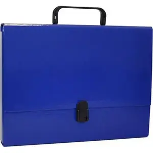 Folder with Handle Staples OB1351 - 50 mm spine, navy blue