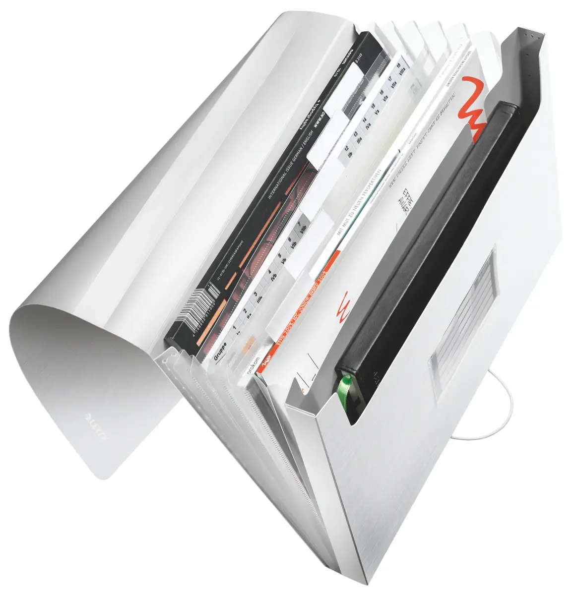 LEITZ Expanding Concertina File A4 PP Photo 2