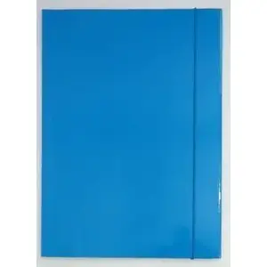 Penmate A4 document folder with elastic band, blue