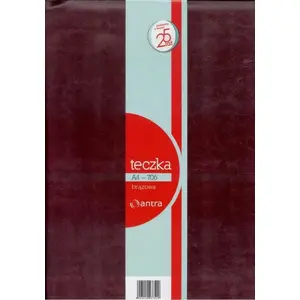Document folder Antra Teczka A4 706 brown — A4 size, flap closure