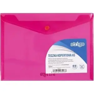 Document envelope A5 Strigo Teczka kopertowa, pink — A5 document sleeve by Strigo
