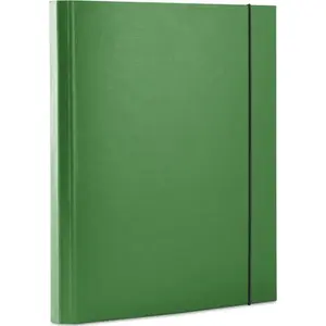 File folder with elastic band Office Products A4, 30 pockets, 3-section, green