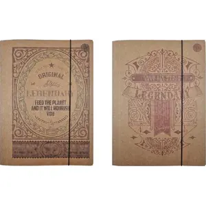 Folder with elastic band Ziemia Obiecana Legendary A4, 10 pieces