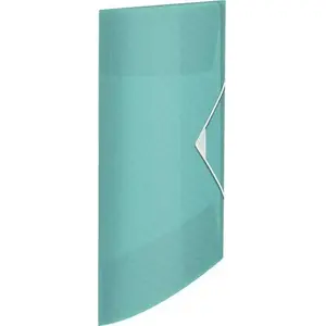 Folder with elastic ESSELTE Colour'Ice, 15 mm spine, blue