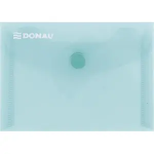 Envelope folder Donau DONAU A7 PP 180 µm with snap fastener, green