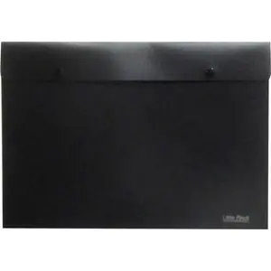 Document folder Swede Teczka A4 black for A4 documents, portable document organizer