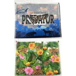 Document folder Fresh Teczka A4+ with plastic zipper, Pantera/Tygrys pattern