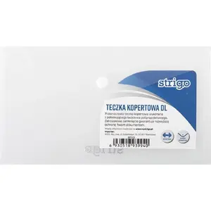 Envelope folder Strigo Teczka kopertowa PP DL horizontal transparent SF013