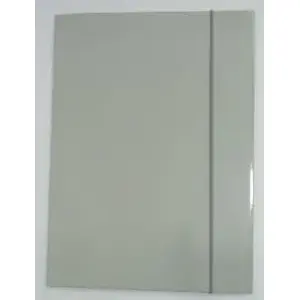 Penmate A4 document wallet with elastic closure, grey — Penmate Teczka z gumką A4