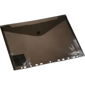 Folder with corner perforation Titanum A4 Smoky (TKP4SMT) — Titanum