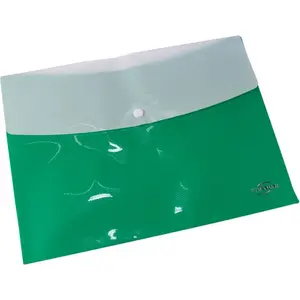 Document folder Titanum TZ4GR A4 with button closure — model TITA3017