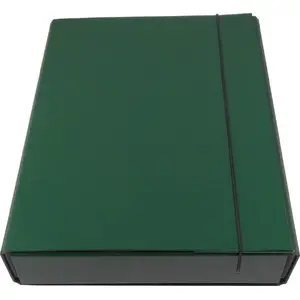 Ziemia Obiecana Document Folder Box with Elastic Closure, Green, model 508493