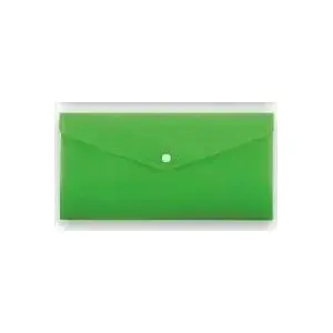 Envelope with snap closure Penmate B6/DL PP-115 green