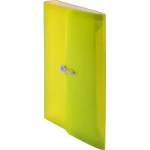 Folder accordion Tetis Teczka harmonijkowa PP with elastic, A4, 13 pockets, yellow