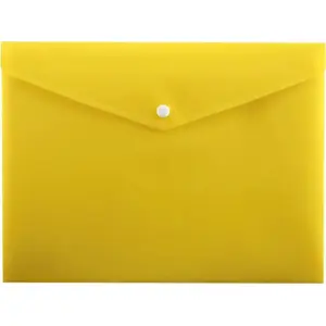 Document envelope Penmate A4 with snap closure, yellow (MPN 315699)
