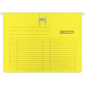 Hanging Folder Donau Teczka z wąsem A4, 230gsm, yellow