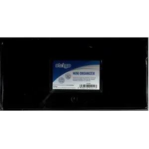 Organizer mini Strigo — compact document wallet for DL format, black