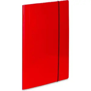 Folder with Elastic Vaupe A4 20 mm Red