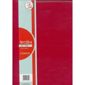Folder A4 Antra Teczka A4 706 red — document folder for A4 papers